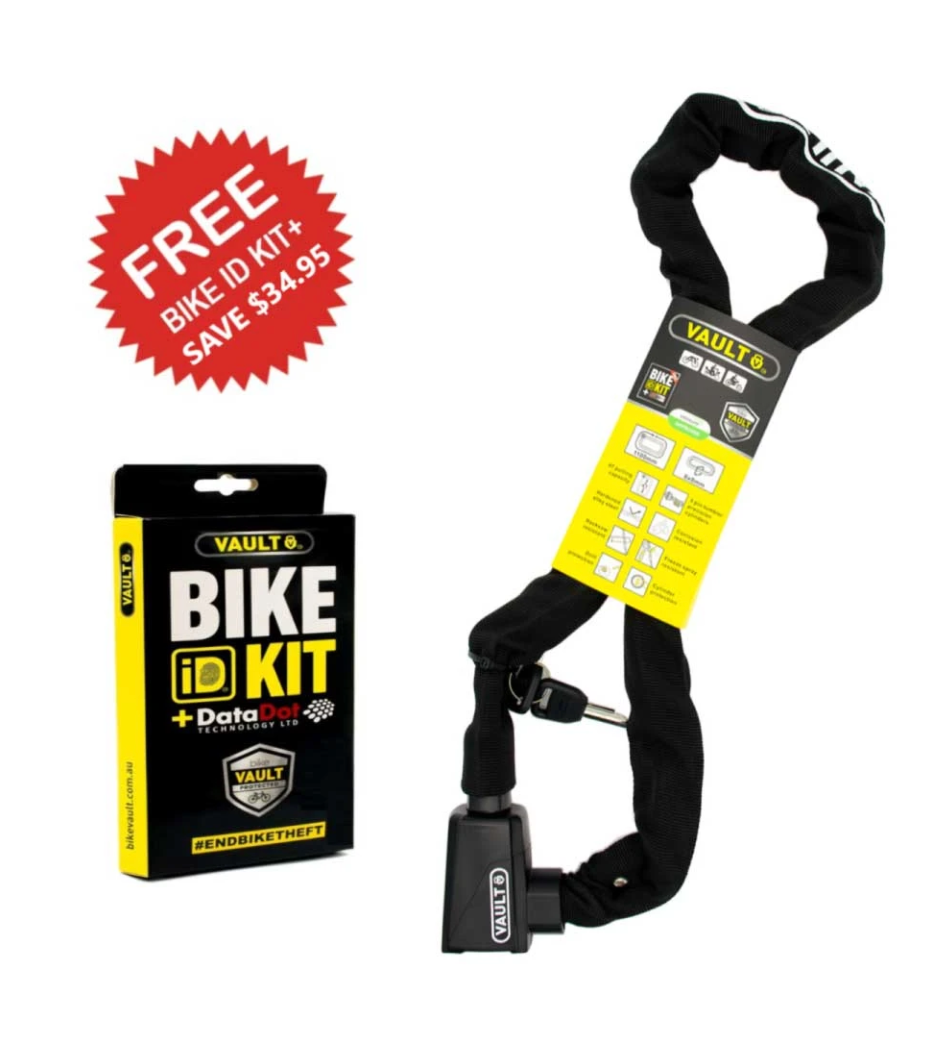 Vault Chain Lock + Bike ID kit+