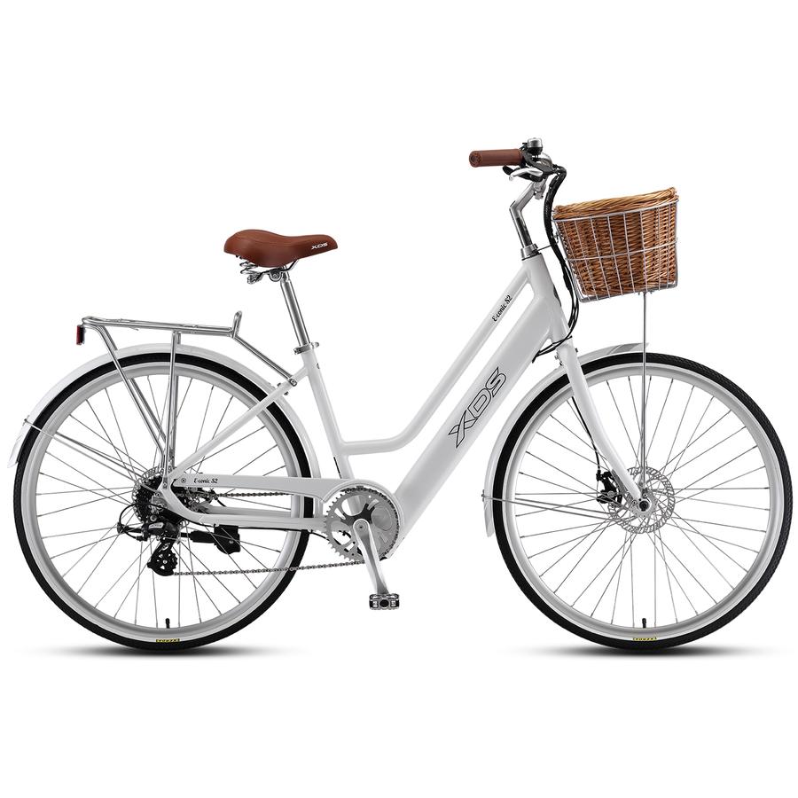 XDS E Conic Retro S2 White The Electric Bike Company