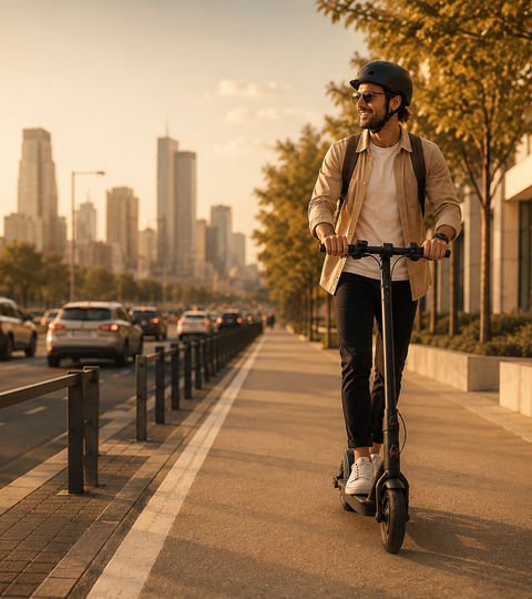 Electric Scooter Replace a Car