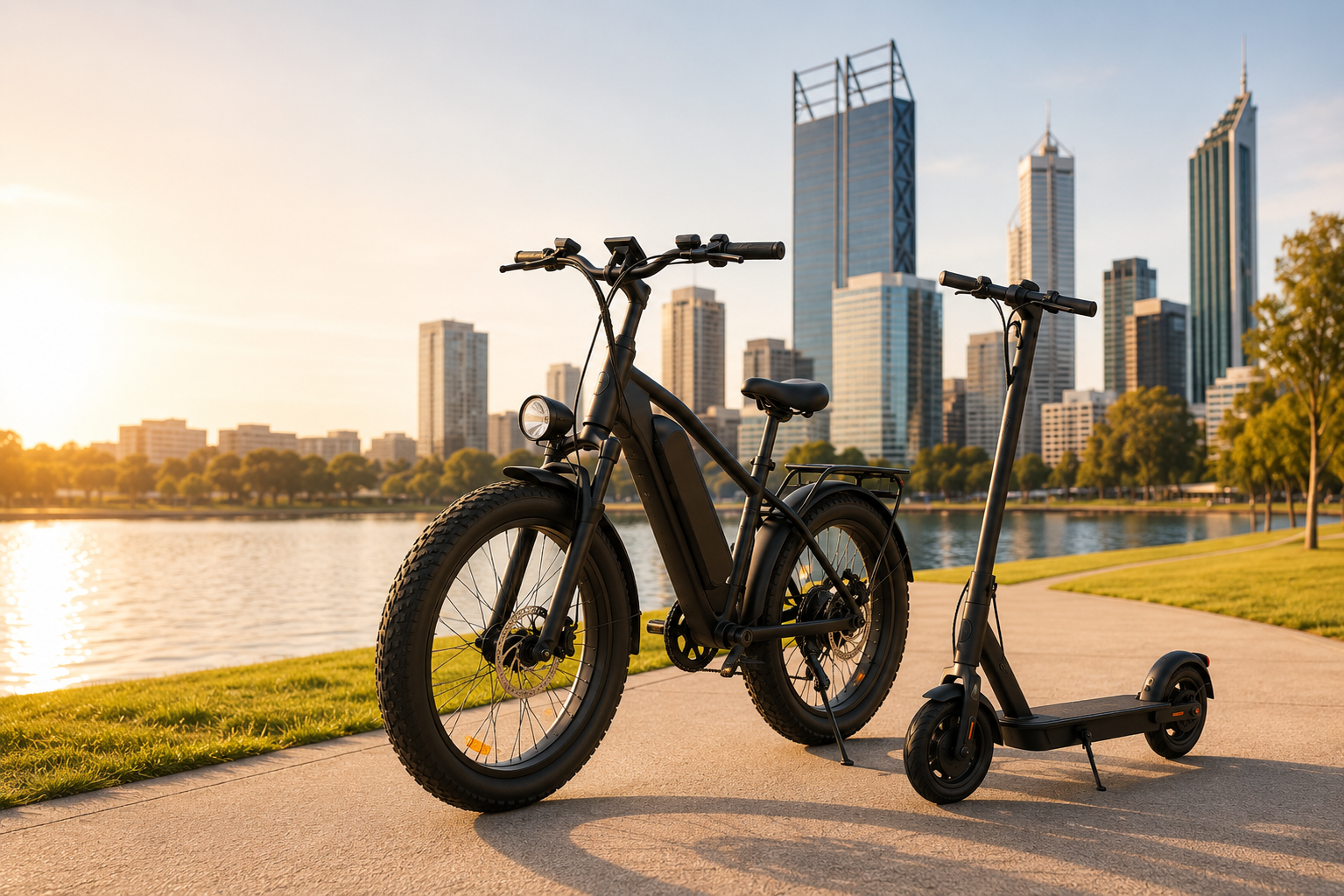 Electric Bike vs Electric Scooter in Perth
