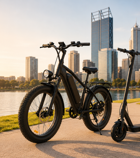 Electric Bike vs Electric Scooter in Perth