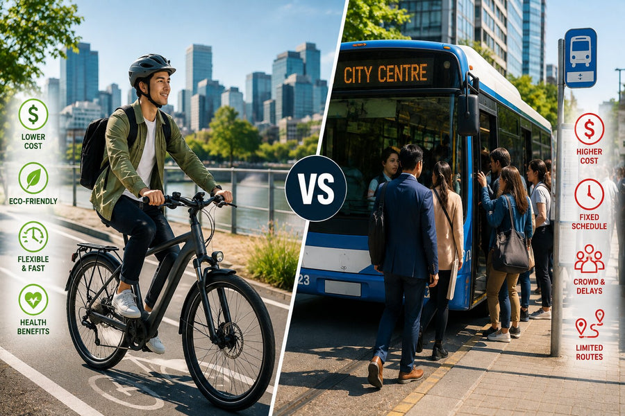 Electric Bike vs Public Transport
