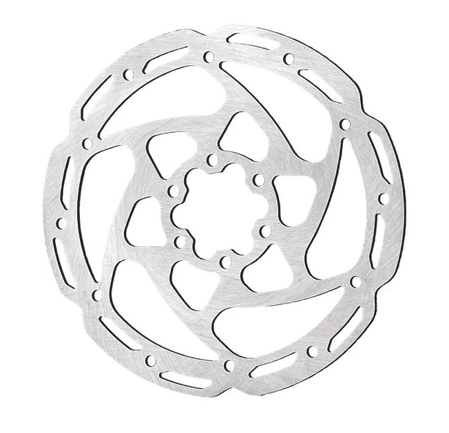 DISC ROTOR - Tektro, 6 Bolt, 180mm, Including Bolts, 1.8mm Thickness
