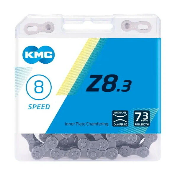 KMC CHAIN 6-8 Speed Z8.3-116L SILVER w/Connect Link