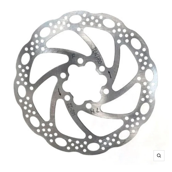 DISC ROTOR- Tektro, 160mm, 6 Bolt, T:1.8mm, stainless, w/T25 torque bolts.