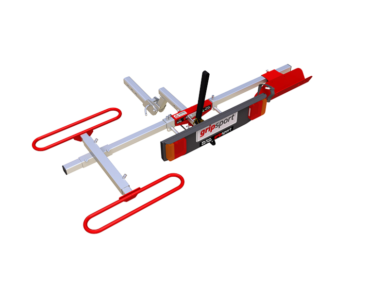 GripSport GS-Trike+ Tow Bar Bike Rack with Light Assembly