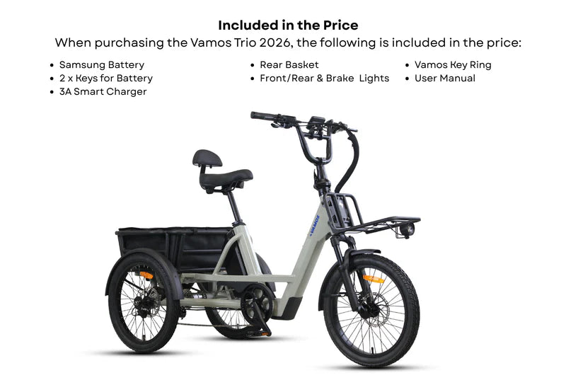Vamos Trio 3 Wheel Electric Trike