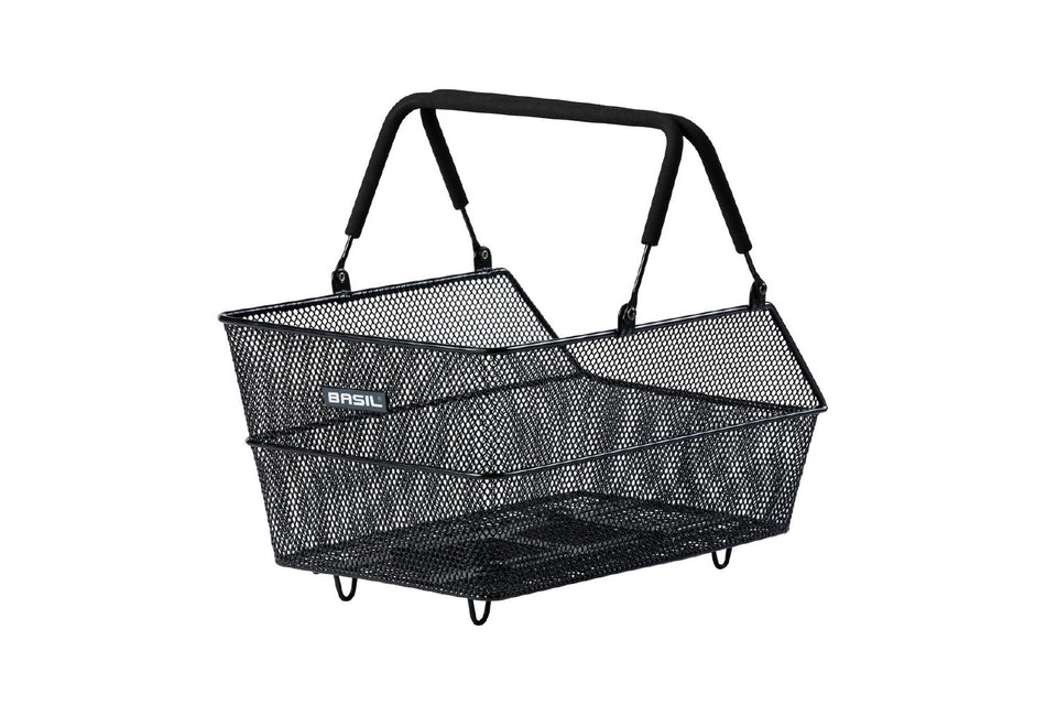 Basil Cento Rear Basket MIK Black