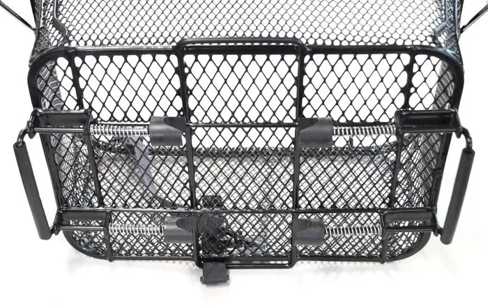 Rear Pet Carrier Black Mesh With Lid