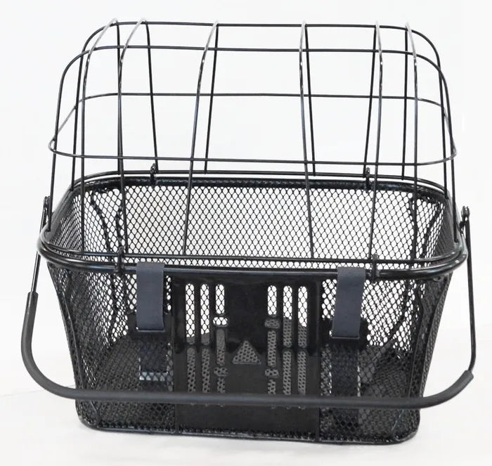Front Pet Carrier Black Mesh With Lid